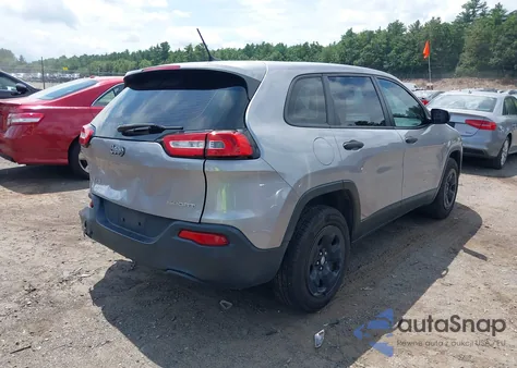 2017 Jeep Cherokee Sport 4X4 from USA, damaged, VIN 1C4PJMAB9HD226531